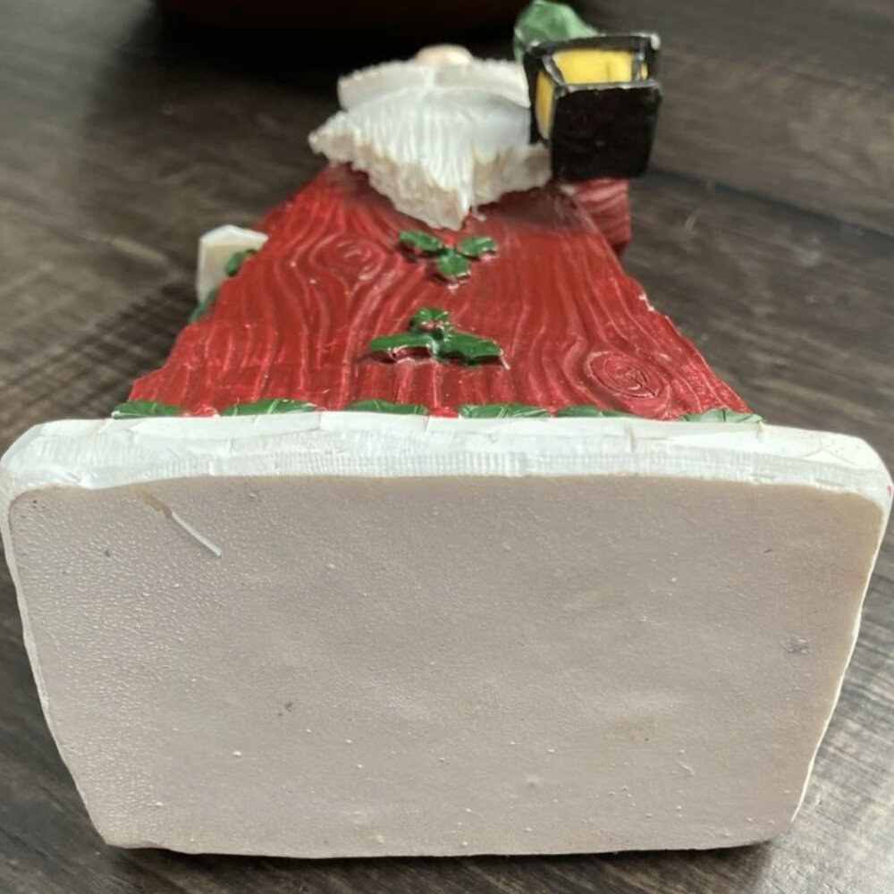 Vintage Carved Wooden Santa Claus 90's - Picture 5 of 6